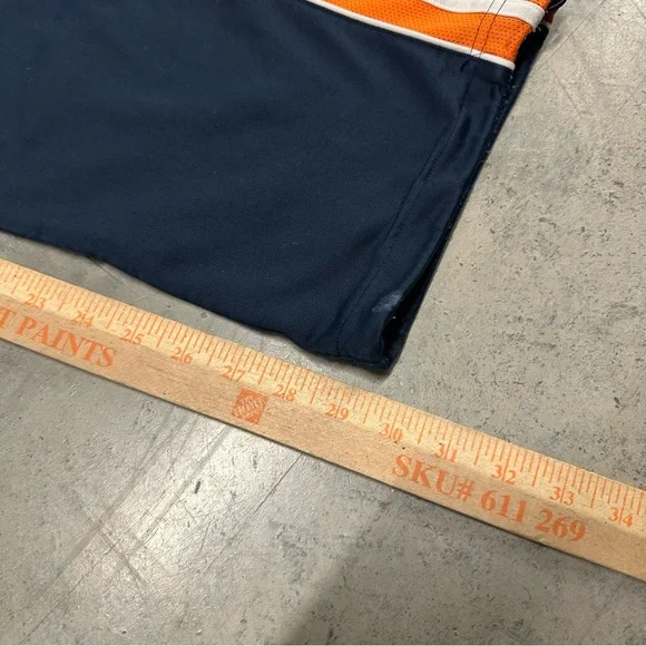 Vintage Y2K Adidas Mens Large Spell Out Striped Wide Leg Sweatpants Pants - Picture 8 of 13